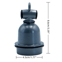 Support de lampe en céramique en aluminium étanche et résistant à la chaleur E27 pour l'élevage de volaille