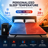 Surmatelas rafraîchissant avancé pour lit avec système de contrôle précis