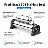 Purificateur d'eau compact sous évier 1000L/H, système de filtration UF et charbon à double étage, sans électricité, filtre domestique