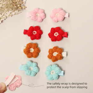 Bandeau fleur 3D crochet-pinces à <span class=keywords><strong>cheveux</strong></span> pour bébé fille petites barrettes pour <span class=keywords><strong>cheveux</strong></span> accessoires de <span class=keywords><strong>cheveux</strong></span> pinces à crochet fleur - Product Image 6