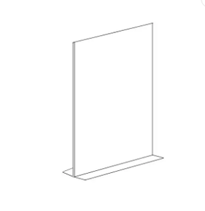 Exhibidor de Tarjetas Acrílico Transparente de Doble Cara en Forma de T, con Rotación Horizontal, para Alimentos, Bebidas, Ropa y Uso Doméstico - Personalizable - Product Image 4