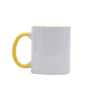 Taza de Cerámica Recta de 11 oz, Apta para Alimentos, Blanca, para Transferencia de Calor, con Logotipo Personalizado, para Café - Product Image 2