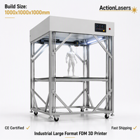 Imprimante 3D industrielle à grande vitesse ActionLasers Dowell 500 mm/s, machine d'impression 3D FDM grand format, Impresora 3D