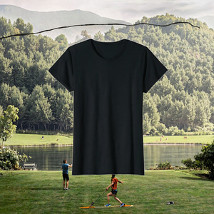 Camiseta Personalizada 100% Algodón para Hombre, Manga Corta, Cuello Redondo, Estilo Casual Urbano - Product Image 3