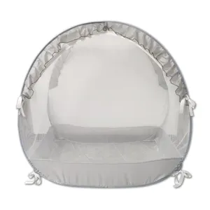 Tienda <span class=keywords><strong>de</strong></span> seguridad portátil <span class=keywords><strong>para</strong></span> <span class=keywords><strong>cuna</strong></span> <span class=keywords><strong>de</strong></span> bebé con cubierta <span class=keywords><strong>de</strong></span> dosel, ropa <span class=keywords><strong>de</strong></span> cama estampada <span class=keywords><strong>de</strong></span> tela tejida, mosquitera doblada - Product Image 1