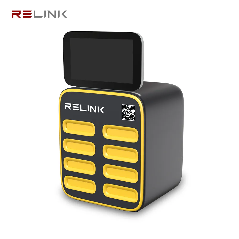 Relink Power Bank Table Menu Mobile Shared Desktop Stand For Hotel Restaurant Library Cafe Shared Charging Station