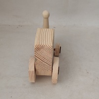 Bricolage inachevé Voitures et boîtes en bois Artisanat en bois poli pour enfants Panneaux muraux et idées de jouets