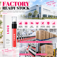 Gloss à lèvres nacré 3,5 ml RTS, haute brillance, hydratant, 49 teintes, faible MOQ 1 pièce, vente en gros OEM
