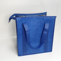 Sac fourre-tout isotherme non tissé pressé à chaud avec logo personnalisé sacs isothermes en feuille d'aluminium