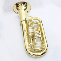 Harga Pabrik Tuba Kuningan Cina Instrumen Musik Tuba B Flat Harga Bagus Tuba 4 Katup Rotary