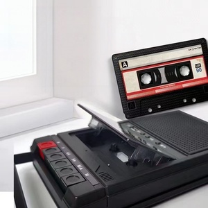 Lecteur de cassettes vintage en gros avec enregistreur, lecture MP3 USB, Bluetooth sans fil, portable, boombox cassette, utilisation à domicile et en voiture - Product Image 4