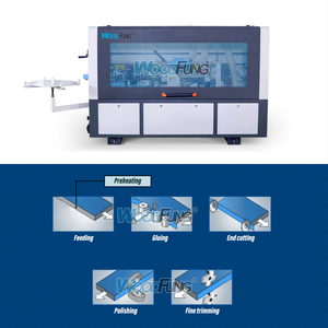 Mini Bordatrice Automatica per Falegnameria, Macchina per Bordatura in PVC e Melamina per Bordi Dritti - Product Image 4