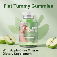 Gummies ventre plat à marque privée avec vinaigre de cidre et vitamines – Complément beauté pour adultes, gestion du poids