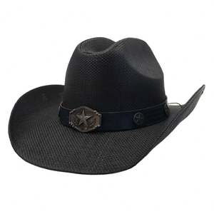 Chapeau de paille N53 coloré de bonne qualité, fait main, avec ruban et corde, style image, pour voyage en extérieur - Product Image 6