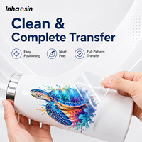 Film de transfert UV DTF pour imprimantes Epson XP600 I3200 I1600 – Film AB pour transfert d'étiquettes en cristal, acrylique, métal, plastique, céramique (faible adhérence)
