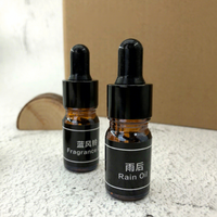 Flacons compte-gouttes en verre pour huiles essentielles 5 ml avec pipette, parfum naturel longue durée, design élégant et portable, forme personnalisable