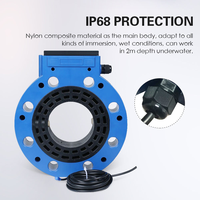 Débitmètre ultrasonique de type carte 1,6 MPa RS485 IP68 DN25-DN200 Précision 1% ABS Eau/huile/gaz Vanne à boisseau sphérique alimentée par énergie solaire OEM