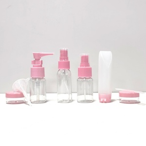 Ensemble de flacons de voyage miniatures pour emballages cosmétiques, ensemble de contenants cosmétiques en plastique pour voyage, kit de voyage en flacons en plastique - Product Image 5