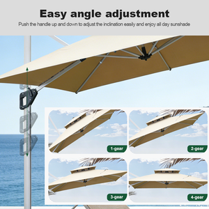 Meubles de jardin Parasosl d'extérieur <span class=keywords><strong>Parasol</strong></span> étanche 9ft Aluminium Roma Patio Market Restaurant Parasols Grand <span class=keywords><strong>Parasol</strong></span> de jardin - Product Image 3