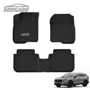 SONSANG nouveautés tapis de sol de voiture pour crv <span class=keywords><strong>2024</strong></span> tapis TPE étanche voiture intérieur accessoires voiture tapis de pied - Product Image 1
