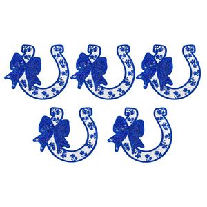 Parches Termoadhesivos Personalizados al por Mayor para Gorras Trucker con Bordado 3D, Lentejuelas, Lazo y Herradura, de Tela de Lona - Product Image 3