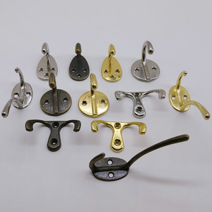 Hz Furniture Hardware Wall Mount <b>Hooks</b> Brass Silver Modern Simple Style Kitchen Bathroom Toilet <b>Coat</b> <b>Hook</b> <b>Single</b> - Product Image 2