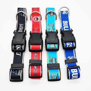 Collar con Logotipo y <span class=keywords><strong>Color</strong></span> Personalizados, Diseño Simple con Hebilla de Liberación Rápida, Collar con Nombre de Marca, Collar Reflectante a <span class=keywords><strong>Color</strong></span> - Product Image 1