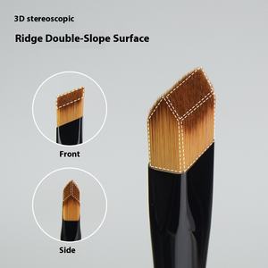 Brocha <span class=keywords><strong>de</strong></span> base pequeña, venta al por mayor, <span class=keywords><strong>corrector</strong></span> en forma <span class=keywords><strong>de</strong></span> hacha para pliegues nasolabiales, brocha <span class=keywords><strong>de</strong></span> maquillaje - Product Image 2