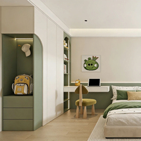 Meubles de chambre à coucher modernes haut de gamme, bureau de jeu personnalisé, armoire multifonctionnelle, panneau écologique, système complet pour toute la maison