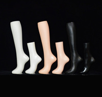 Mannequin de jambe longue en plastique épais pour femme avec aimant pour l'affichage de chaussettes