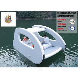 Bateaux de maison électriques gonflables E-Catamaran gonflables pour les loisirs aquatiques Yacht électrique gonflable - Product Image 1