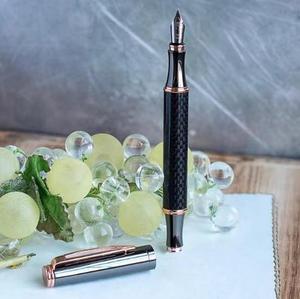GemFully Chinese E-commerce sito di prodotti per il benessere in fibra di carbonio penna stilografica ultra Fine <span class=keywords><strong>pennino</strong></span> con inchiostro - Product Image 4