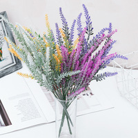 Fleurs artificielles YM, fausses plantes en plastique de lavande pour la décoration de la maison, mariage, cuisine, jardin, patio, véranda, fenêtre, bureau
