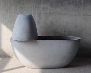 <span class=keywords><strong>Cilindro</strong></span> redondo Moda Jardín Decoración Planta de suelo de gran tamaño Magnesio Arcilla <span class=keywords><strong>Maceta</strong></span> - Product Image 4