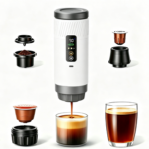 เครื่องชงกาแฟพกพา 3 in 1 รุ่นปี 2026 พร้อมหน้าจอ LED แรงดัน 20 บาร์ เครื่องชงเอสเพรสโซอเนกประสงค์ - Product Image 3