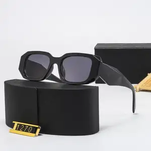 2023 Fashionable Luxury Logo Custom Square UV400 Women And Men Glasses Shade Designer Sunglasses Wholesale