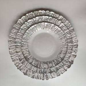 Assiettes de présentation élégantes en gros, motif corail, pour traiteur, salades de fruits, steaks, desserts, mariages et fêtes - Product Image 2