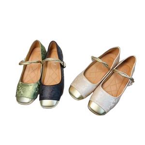 Scarpe basse da donna Casual da Ballerina a punta tonda monodose <span class=keywords><strong>con</strong></span> pelle morbida e fiocco primavera/estate per l'uso quotidiano - Product Image 1