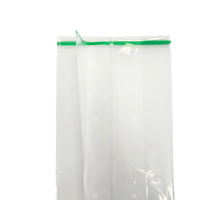 Sac en plastique de qualité alimentaire personnalisé avec fermeture centrale et soufflet latéral avec votre propre logo pour les produits de boulangerie pour l'emballage des sucettes