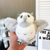 Nouveau Porte-clés Pendentif Hibou en Peluche, Mini Poupée avec Rembourrage en Polyester et Coton PP, Décoration de Sac, Poupée pour Machine à Pinces, Vente en Gros