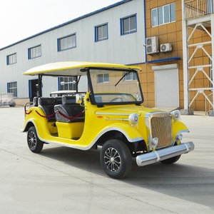 Buggy personalizado de alta calidad, autobús turístico, 2 + 1 filas, coche eléctrico vintage, precio de descuento, carrito de golf Retro <span class=keywords><strong>Para</strong></span> Boda a la venta - Product Image 3
