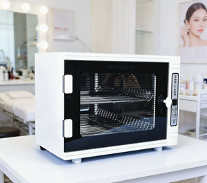 Z Portable Plastic Nail Disinfection Cabinet High-Temperature <b>LED</b> Display Sterilizer for Manicure Tools for Beauty Salons - Product Image 4