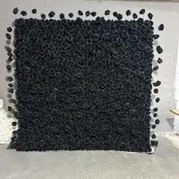 Nouvelle conception de fleurs artificielles en tissu de soie au toucher réel pour mur de fleurs de mariage