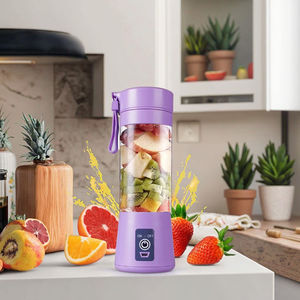 <span class=keywords><strong>Extracteur</strong></span> <span class=keywords><strong>de</strong></span> <span class=keywords><strong>jus</strong></span> d'agrumes portable en acier inoxydable avec boîtier en verre, mini-presse-agrumes centrifuge USB pour extérieur et usage domestique - Product Image 3