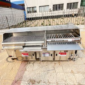Brûleur à gaz Commercial Char Grill Commercial Rotissoire <span class=keywords><strong>Charbon</strong></span> De Bois Charcoal Kebab Grill - Product Image 3
