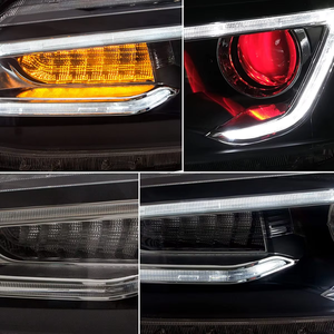 Accesorios para automóviles, luces delanteras LED, faros delanteros de Ojos de demonio para VW Volkswagen <span class=keywords><strong>Polo</strong></span> Trendline/Comfortline/Highline/Base 2012-2018 - Product Image 4