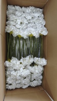 Bunga Hydrangea Buatan dari Lateks Warna Putih Hijau Merah Muda Tua, Buatan Tangan Gaya Eropa, Sentuhan Lembut Realistis, Tahan Lama, untuk Thanksgiving