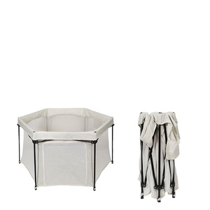 Pet Indoor Pet <b>Playpen</b> and baby <b>playpen</b> Plastic Animal <b>Playpen</b> with Button and Zipper Closure <b>for</b> Small Animals - Product Image 3