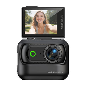 Cámara de Acción CMOS 1080P con Lente Magnética Separable, Pantalla Abatible de 2.0'', Estabilización Electrónica, Zoom Digital 8X, Vlog Portátil - Product Image 2
