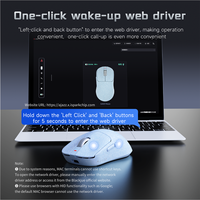 Souris sans fil AJAZZ AJ199 AI Tri-Mode, souris de jeu intelligente à commande vocale AI avec batterie de 500 mAh, programmable RGB pour joueur PC